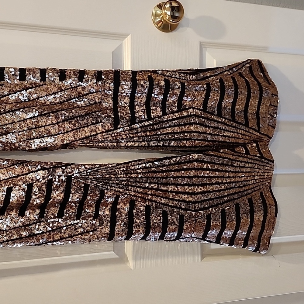 Sequin dis💿co bell bottoms - Picture 4 of 8